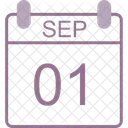 September Calendar Date Icon