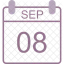 September Calendar Date Icon