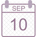 September Calendar Date Icon