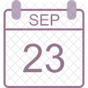 September Calendar Date Icon