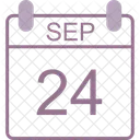 September Calendar Date Icon