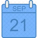 September Day Calendar Icon