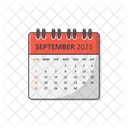 Calendar September Date Icon