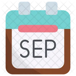 September Calendar  Icon