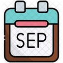September Time Minute Icon