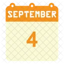 September Calendar  Icon