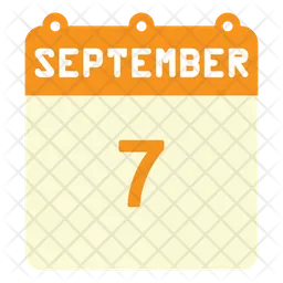 September Calendar  Icon