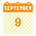 September Calendar  Icon