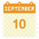 September Calendar  Icon