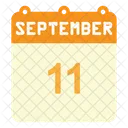 September Calendar  Icon