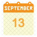 September Calendar  Icon