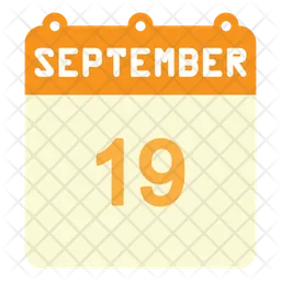 September Calendar  Icon