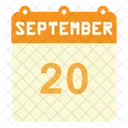 September Calendar  Icon