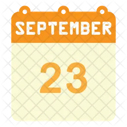 September Calendar  Icon