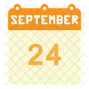 September Calendar  Icon