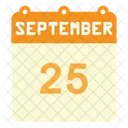 September Calendar  Icon