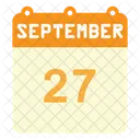 September Calendar  Icon