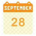 September Calendar  Icon