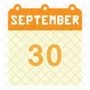 September Calendar  Icon