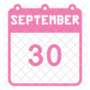 September Calendar  Icon