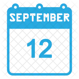 September Calendar  Icon