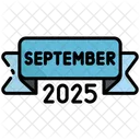 September Calendar Time Icon