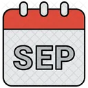 September Winter Month Icon