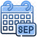 September Month Calendar September アイコン