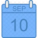 Septiembre Dia Calendario Icono