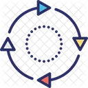 Flow Multitasking Pattern Icon