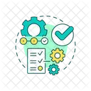 Sequential Workflow Workflow Task Management Icon
