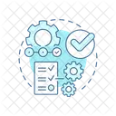 Workflow Sequential Workflow Task Management Icon