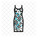Sequins Metallic Dress Icon