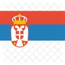 Serbia Flag World Icon