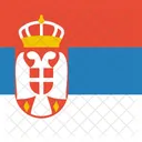 Serbia Flag World Icon