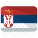 Serbia Flag Country Icon