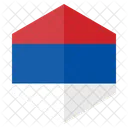 Serbien Land Flagge Symbol