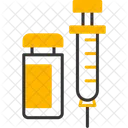 Seringue Chirurgie Plastique Aiguille Dinjection Medicament Vaccin Injection Soins Medicaux Aiguille Injection Icône