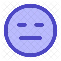 Serious Emoji Icon