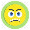 Serious Emoji Emoticon Emotag Icon