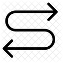 Fleche Serpent Fleche Direction Icon