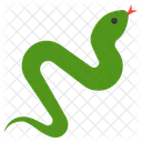 Serpente Verde Satana Icon