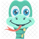 Serpente Veleno Carino Icon