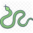 Serpiente Serpiente Ofidio Icono