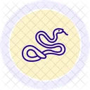 Culebra De Liga Serpiente De Liga Reptil Icono