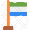 Serra Leoa Bandeira Republica Ícone