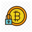 Serrure Securite Bitcoin Securite Bitcoin Icône