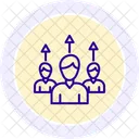 Servant Leadership Line Icon Icon