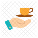 Serve Tea Tea Coffee Cup Icon
