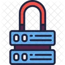 Server Padlock Secure Icon